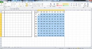 中学受験算数百マス計算 エクセルでの計算表の作り方 関西中学受験体験ブログ 目指せ中学受験 コッコとたぬりの大冒険 18年受験体験記22年受験を目指す過程をお伝えします