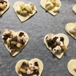 バレンタインデー子供手作りマシュマロパイレシピ